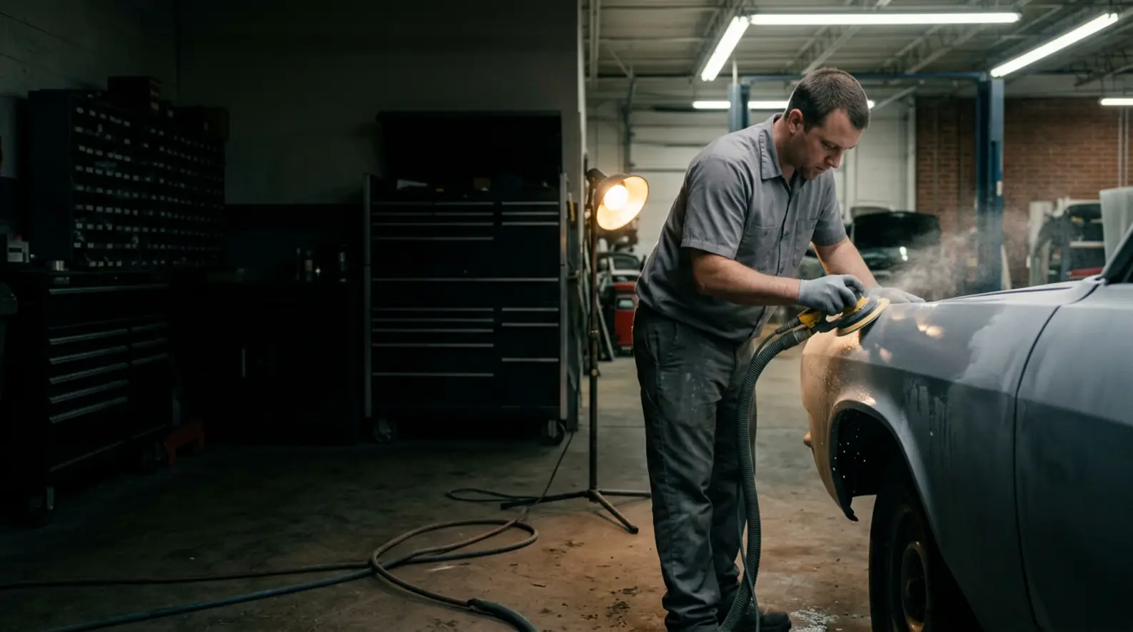 Auto body work at Double K Garage